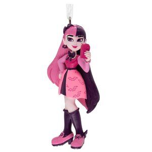 Hallmark Mattel Monster High Draculaura Doll Hanging Christmas Tree Ornament